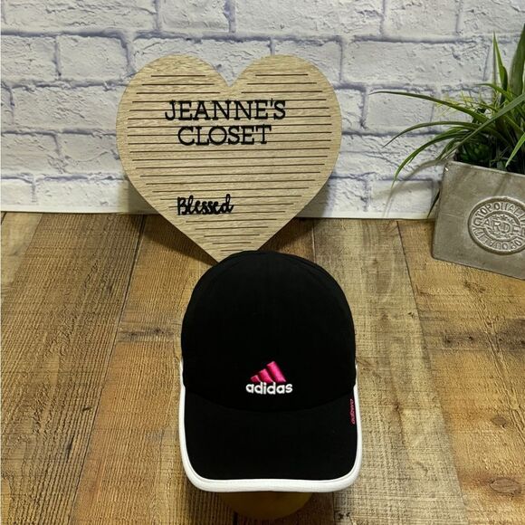 Adidas Hat adizero Pink Logo Lightweight Run Tennis Golf Workout Baseball Cap - Picture 1 of 9